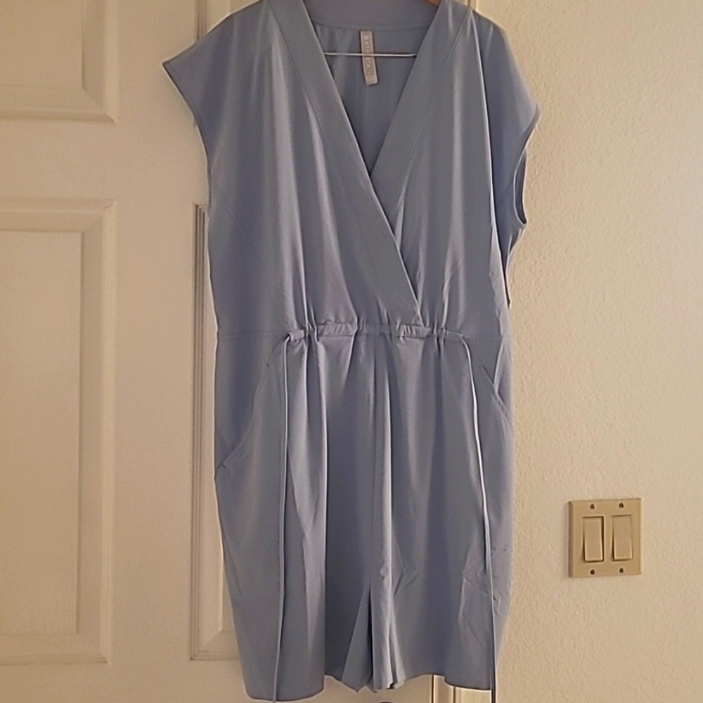 Athleta Marlow Romper - Periwinkle Blue